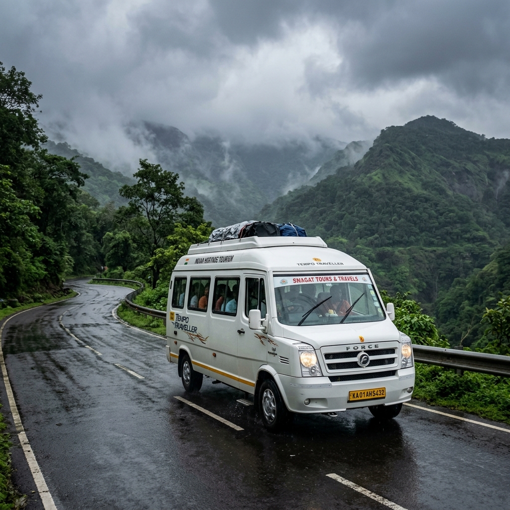 12 Seater Tempo Traveller Rental Ongole for Family Trips